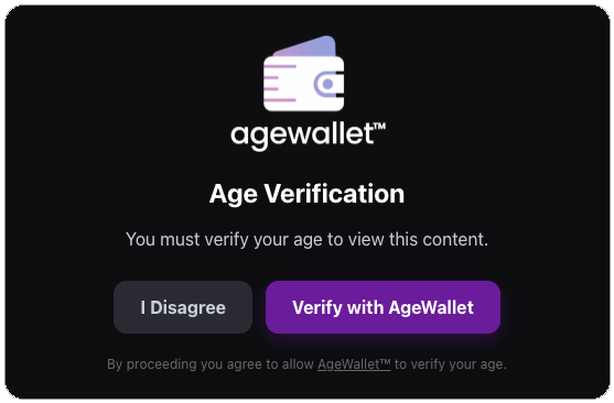 Wordpress Age Verification Preview